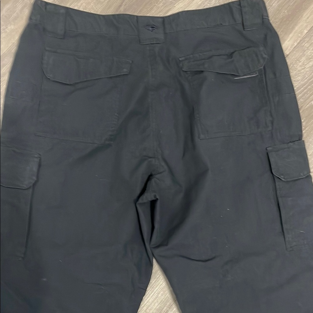 Tru-Spec Relaxed Navy Cargo Pants with Elastic Waist - Picture 5 of 6